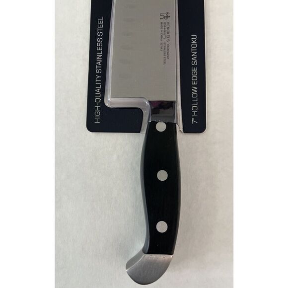 Henckels Statement 7” Hollow Edge Santoku Knife High Quality Stainless Steel New - Picture 3 of 6